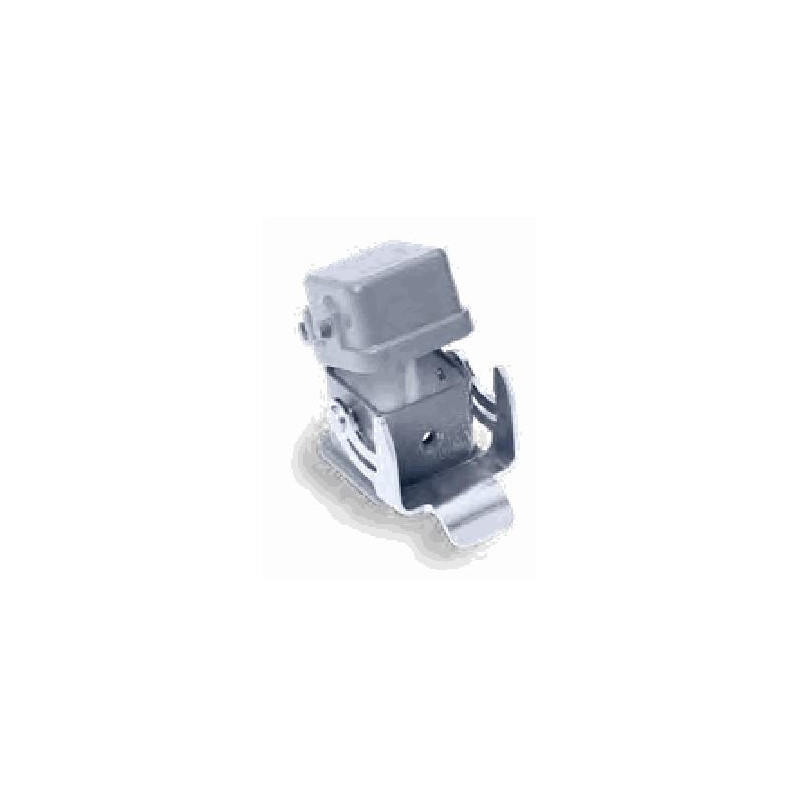 Embase encastrée 3A, Alliage de zinc moulé, Alliage de zinc moulé, IP65, Sortie basse